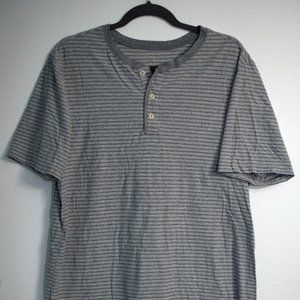 Mens Grey striped tee